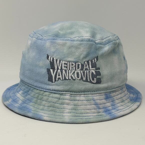 Weird Al Yankovic Tie Dye Bucket Hat Fishermans Hat Pail Hat Fishing Hat Blue - Picture 1 of 9